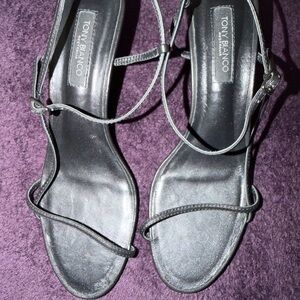 Tony Bianco Elegant Black Strappy Heels